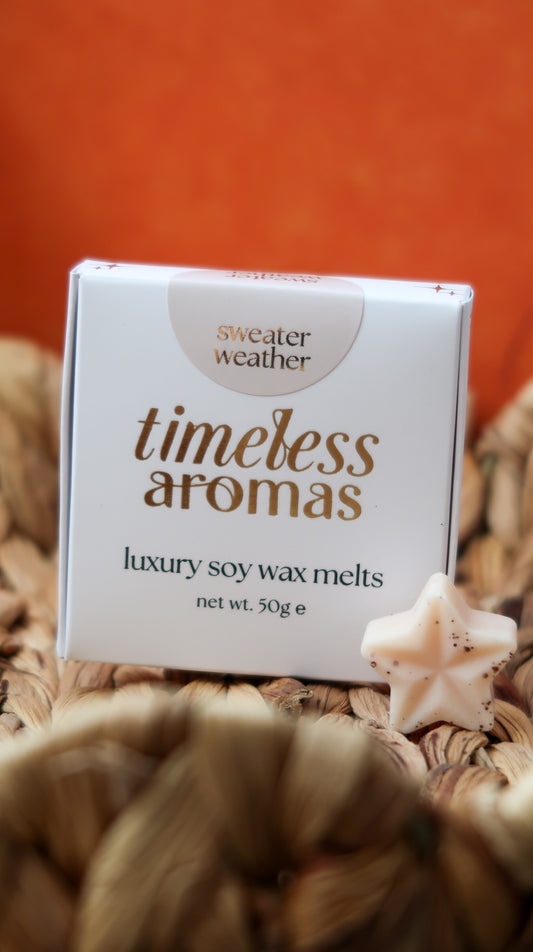 Sweater Weather Wax Melt Box - Bronze Star Shapes