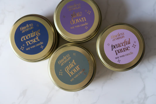 Moments Gold Tin Candle