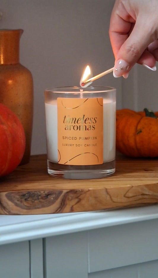 Spiced Pumpkin Candle – 20cl | Timeless Aromas
