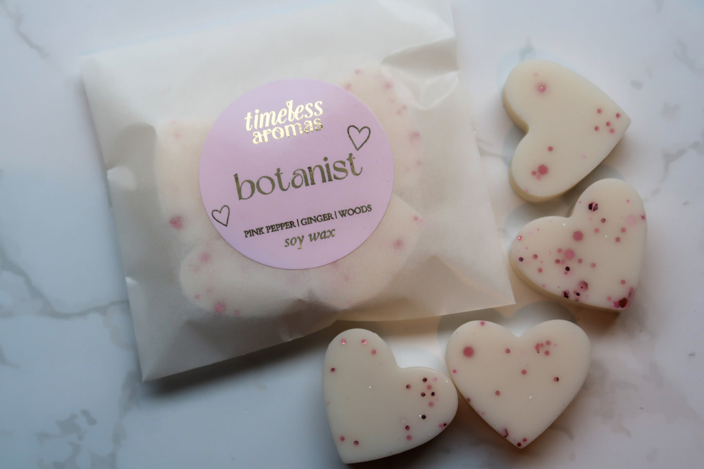 Botanist Soy Wax Melts - Floral, Pink Pepper & Ginger Scent | Home Fragrance