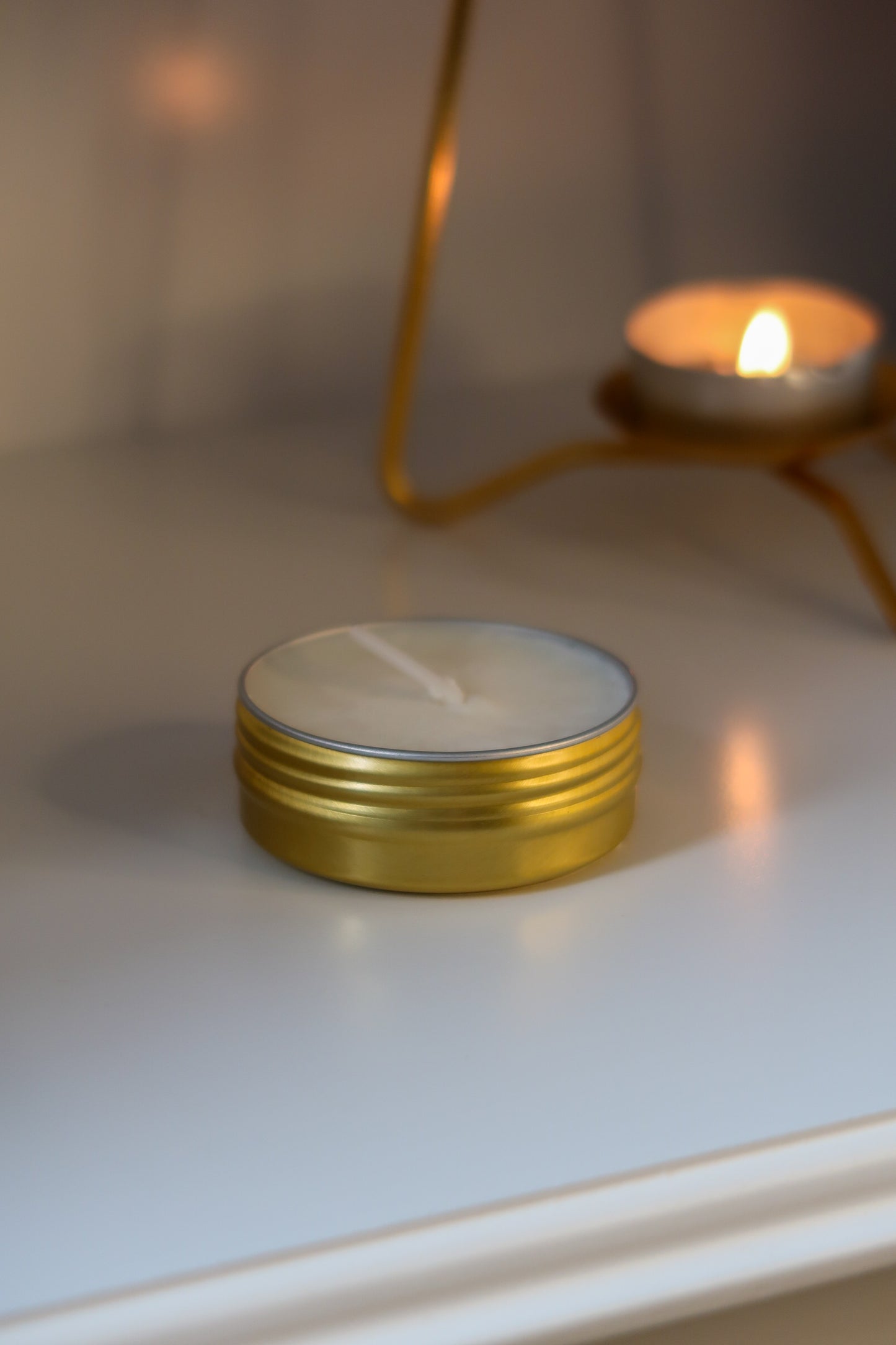 Christmas Spice Luxury Gold Tin Candle | Timeless Aromas