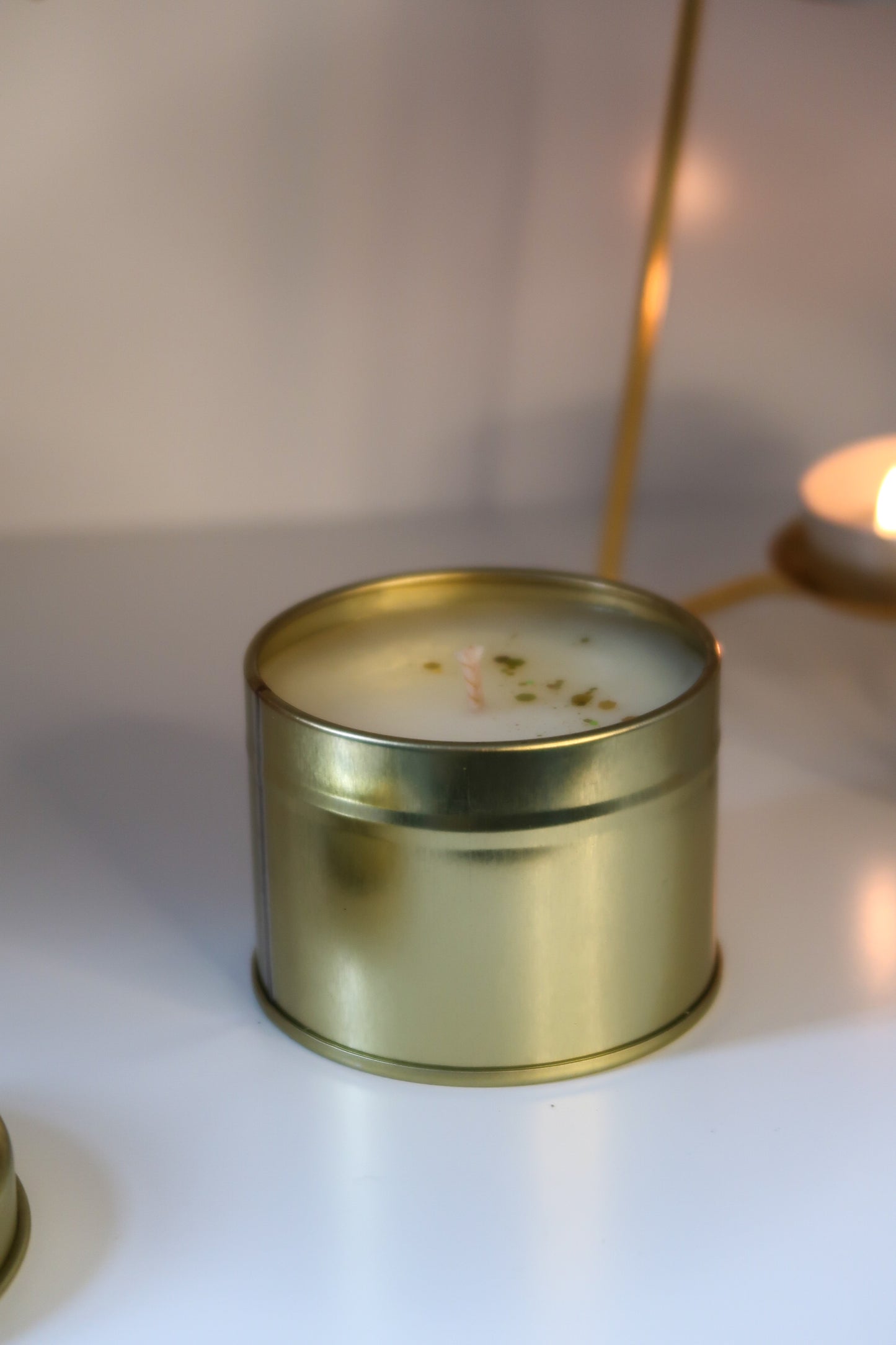 Fireside Treats Luxury Gold Tin Candle | Timeless Aromas