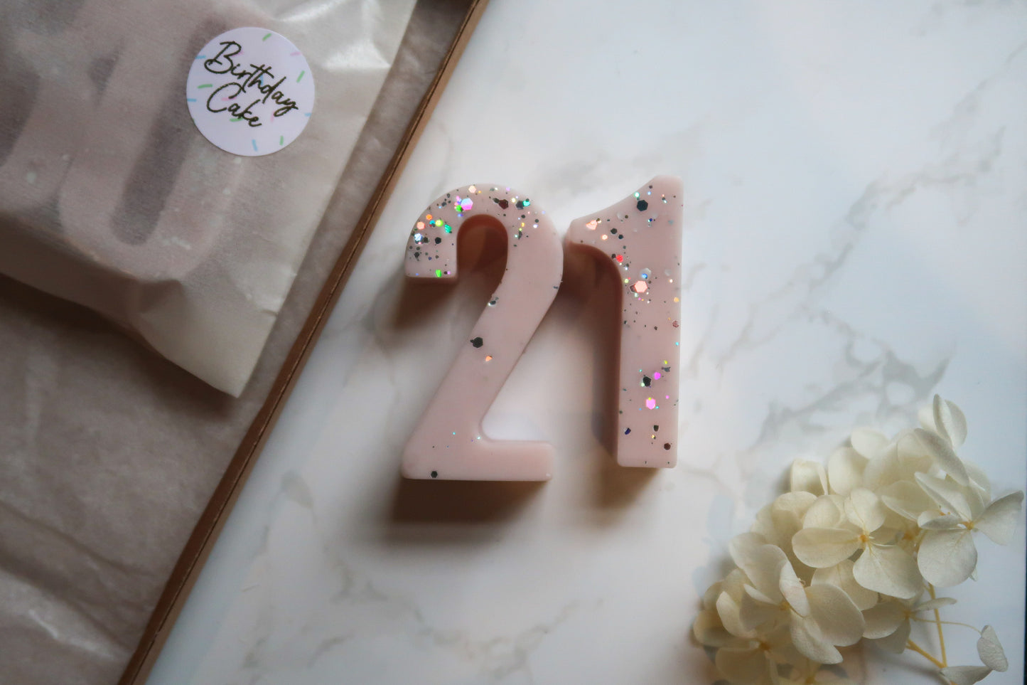 Birthday Number and Cupcake Gift Set