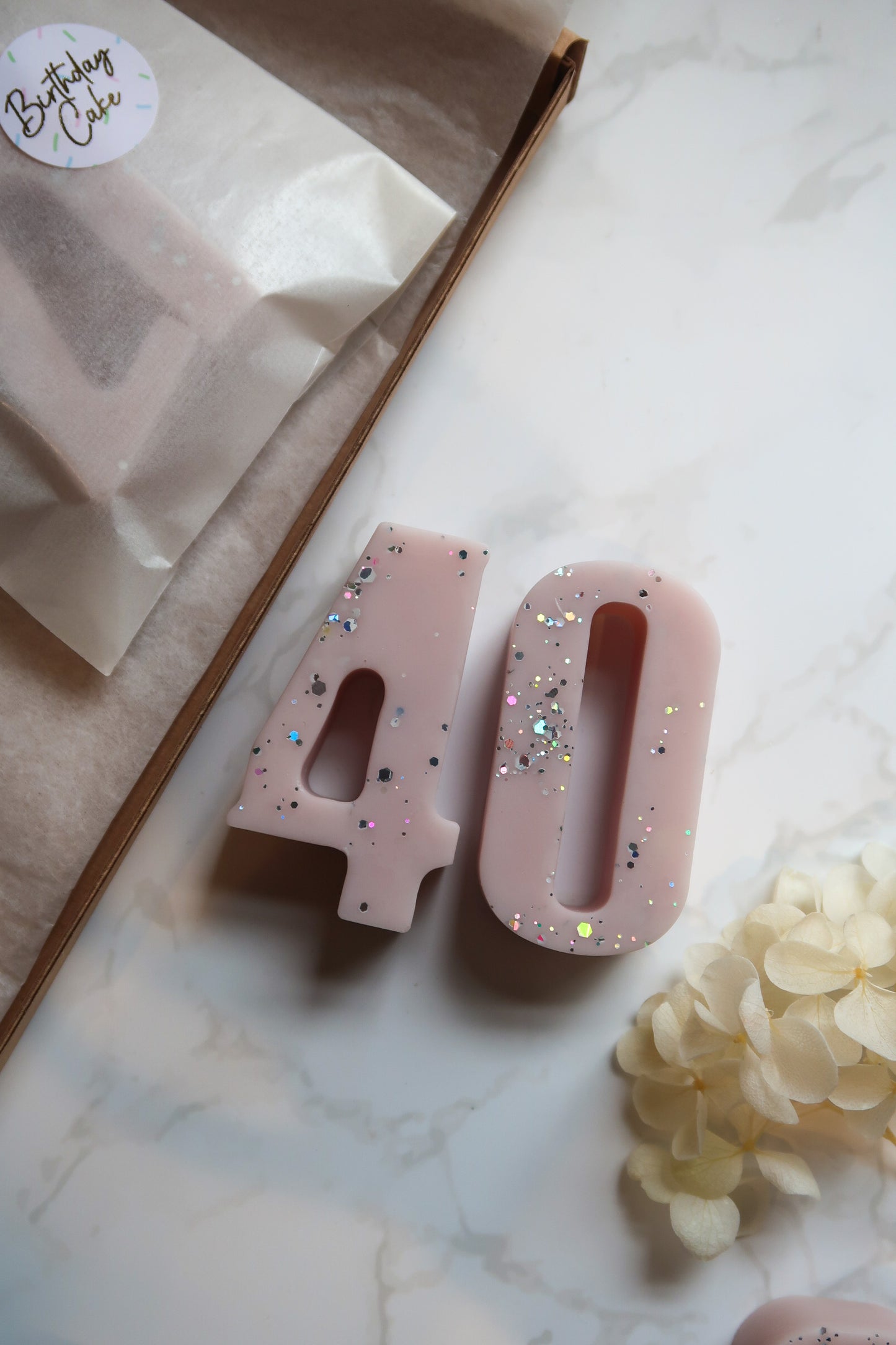 Birthday Number and Cupcake Gift Set