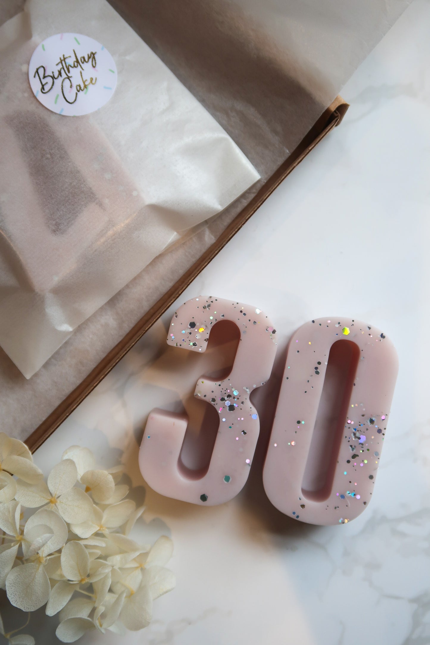Birthday Number and Cupcake Gift Set