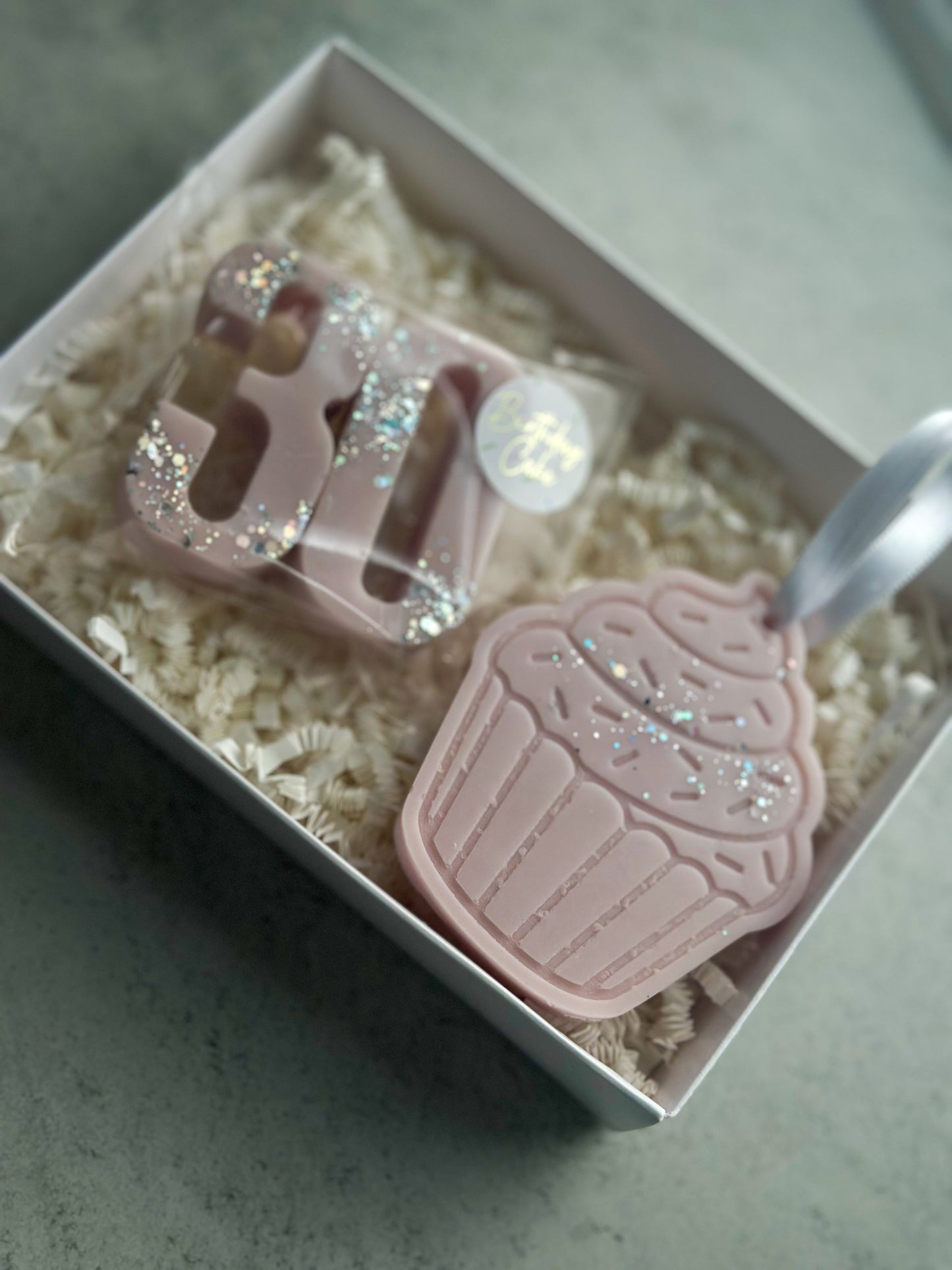 Birthday Number and Cupcake Gift Set
