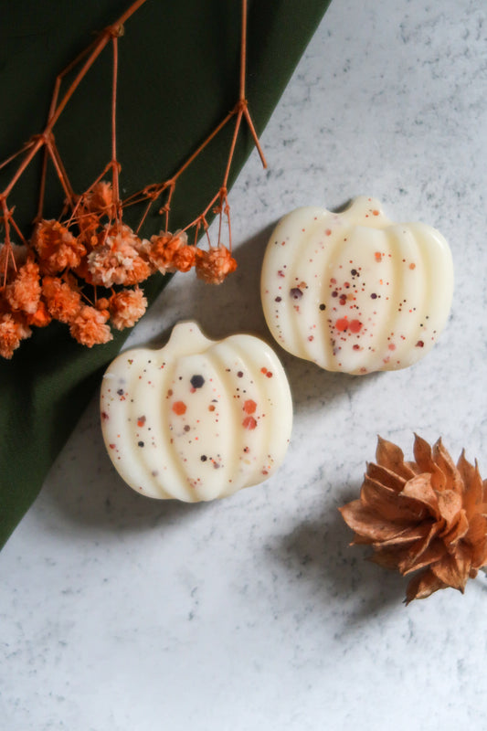 Spiced Pumpkin Wax Melts – 2 Chunky Pumpkin Shapes | Timeless Aromas