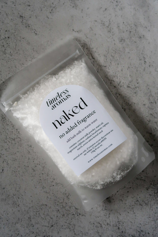 Naked Bath Milk - Fragrance Free | 150g Pouch