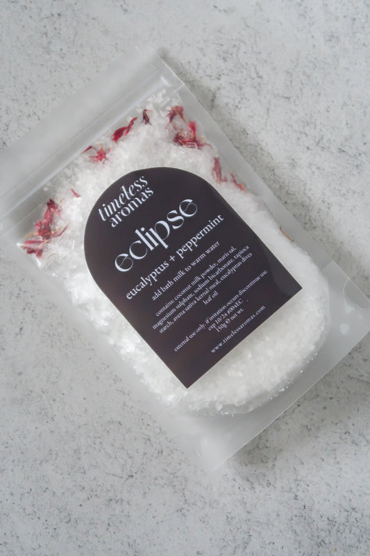 Eclipse Bath Milk - Eucalyptus and Peppermint | 150g Pouch