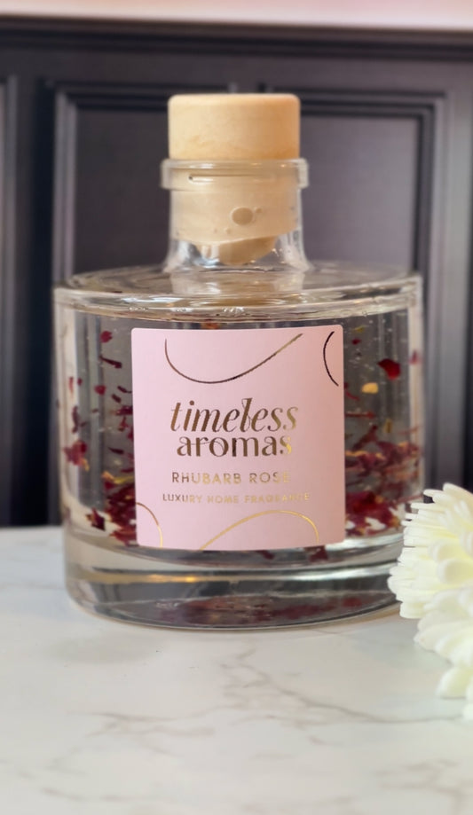 Rhubarb Rose Luxury Reed Diffuser – 200ml