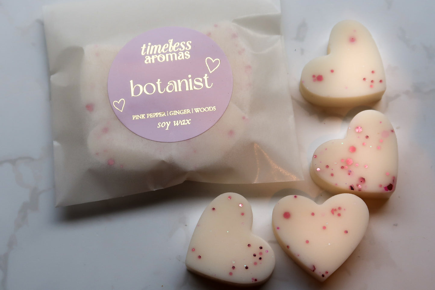 Botanist Soy Wax Melts - Floral, Pink Pepper & Ginger Scent | Home Fragrance
