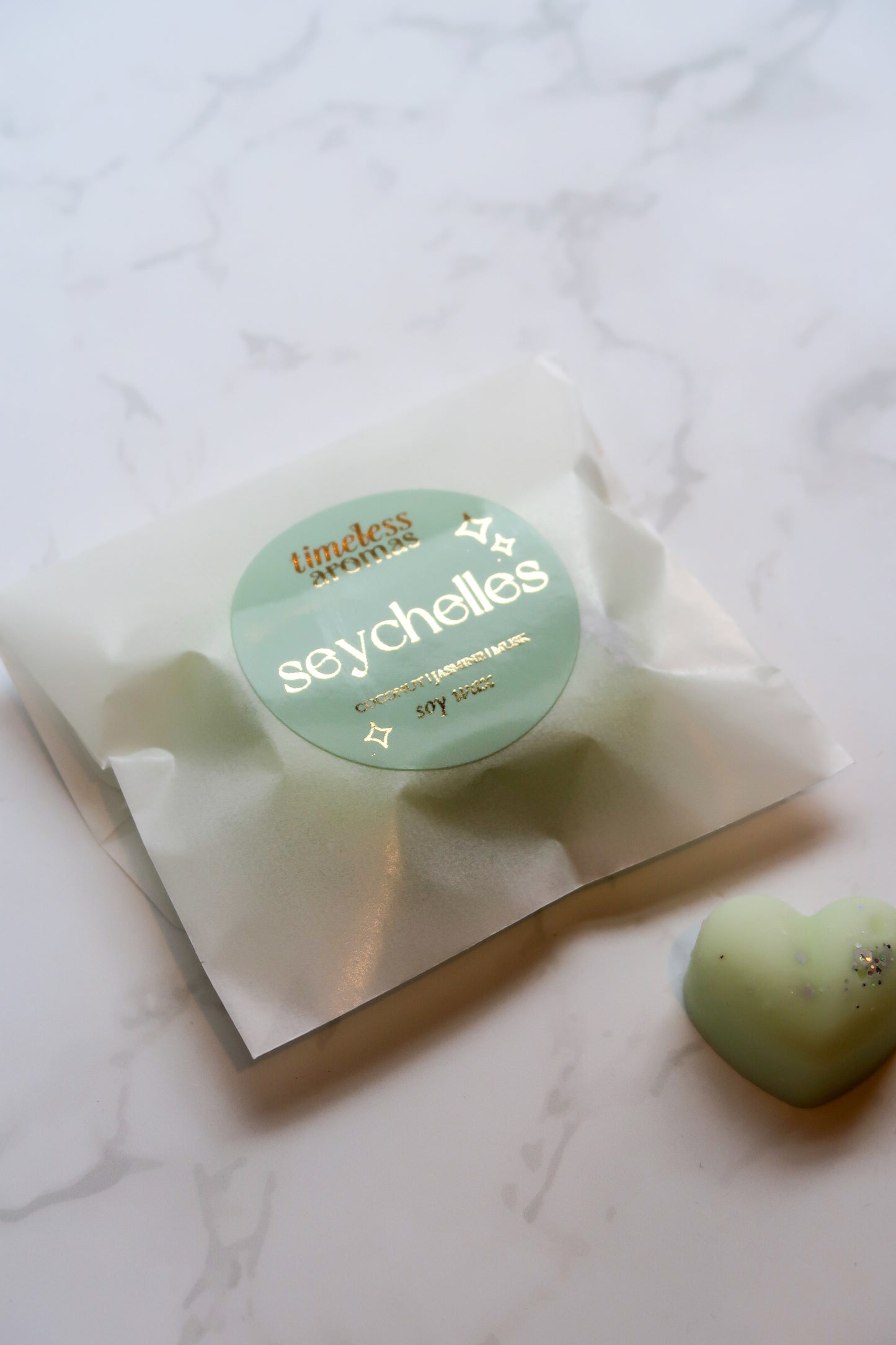 Seychelles Soy Wax Melts - Coconut, Jasmine & Musk Scent | Home Fragrance