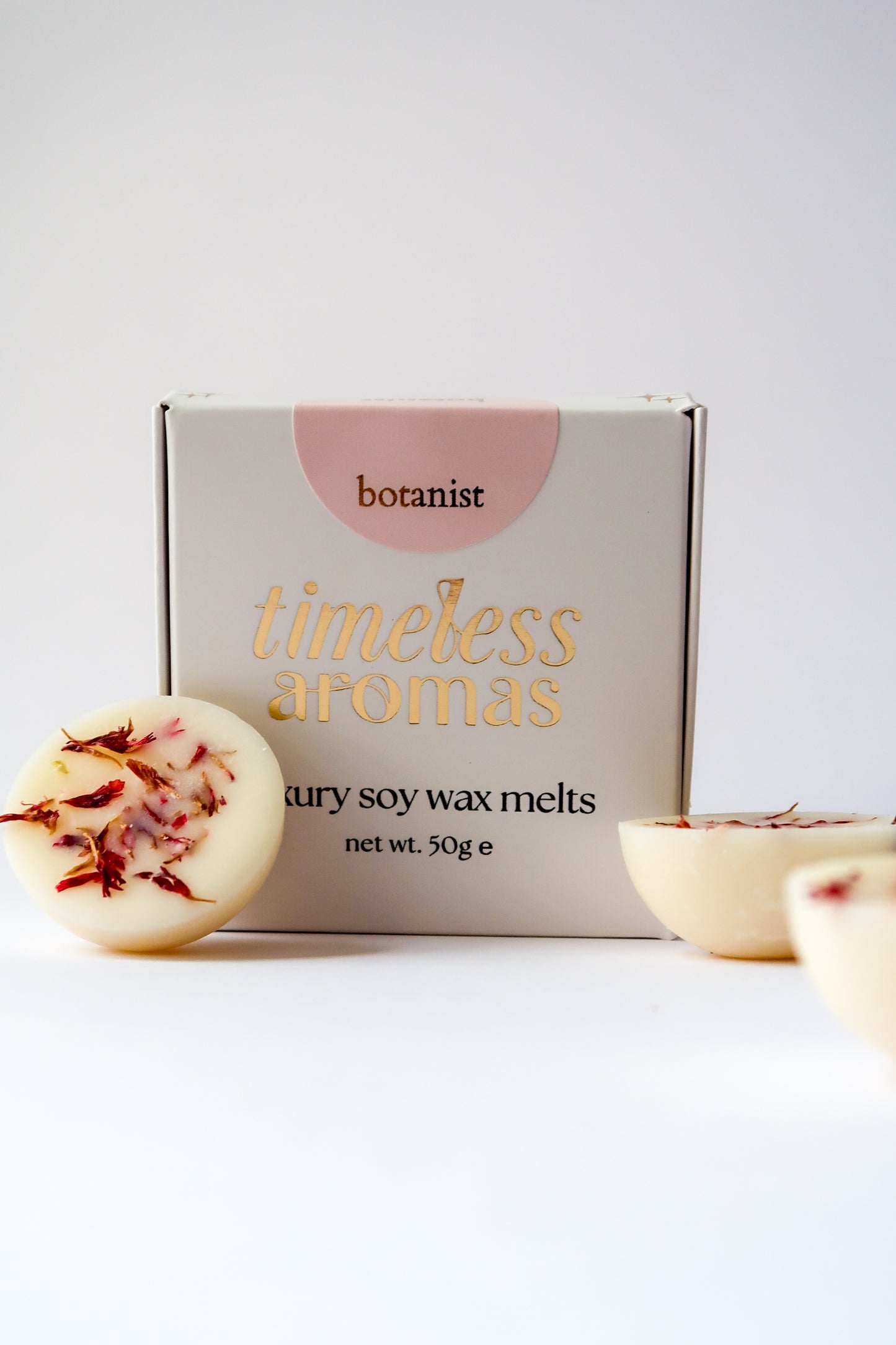 Botanist Soy Wax Melt Box - Floral, Pink Pepper & Ginger Scent | Home Fragrance