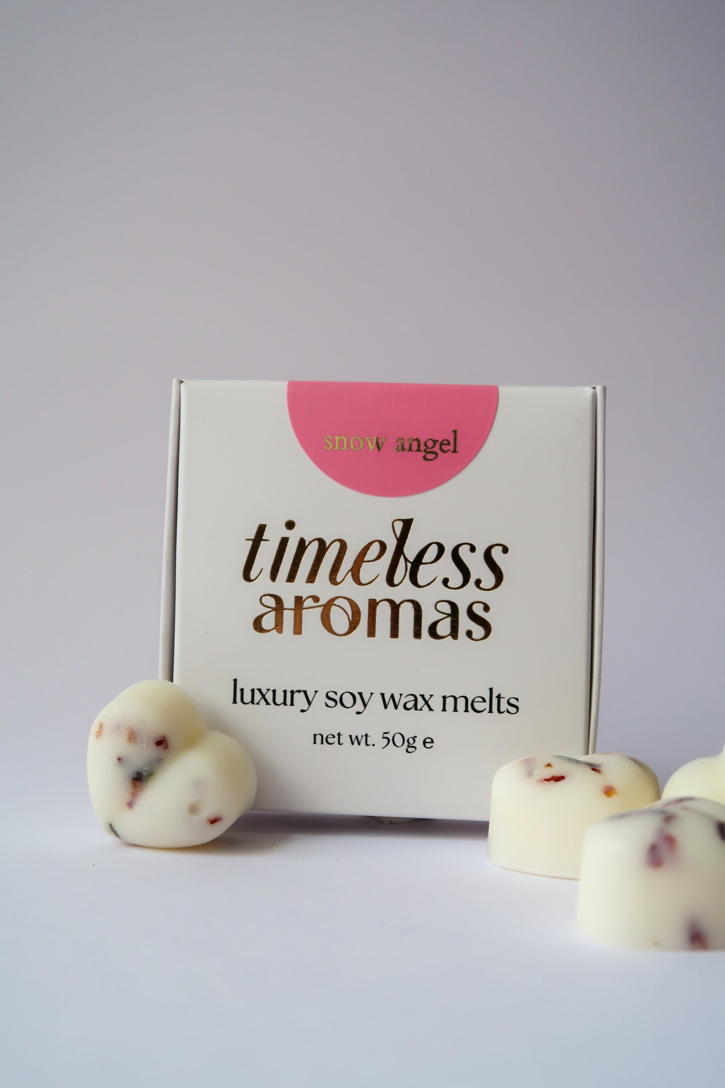 Snow Angel Soy Wax Melt Box - Pear, Vanilla & Bubblegum Scent | Sweet Candy Inspired Home Fragrance