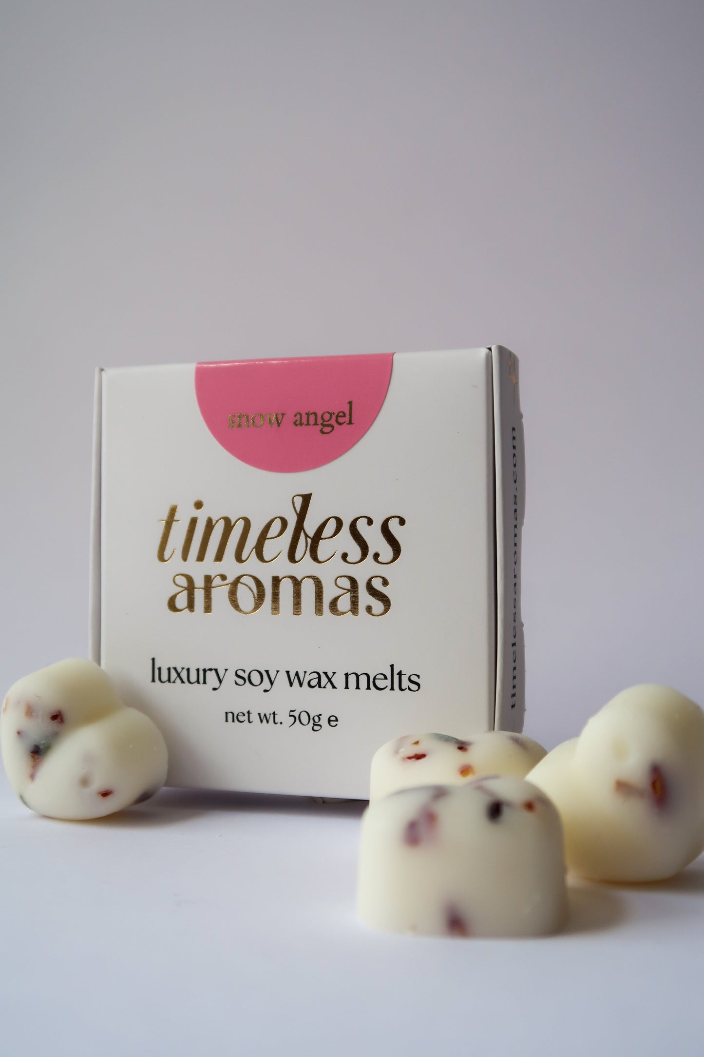 Snow Angel Soy Wax Melt Box - Pear, Vanilla & Bubblegum Scent | Sweet Candy Inspired Home Fragrance