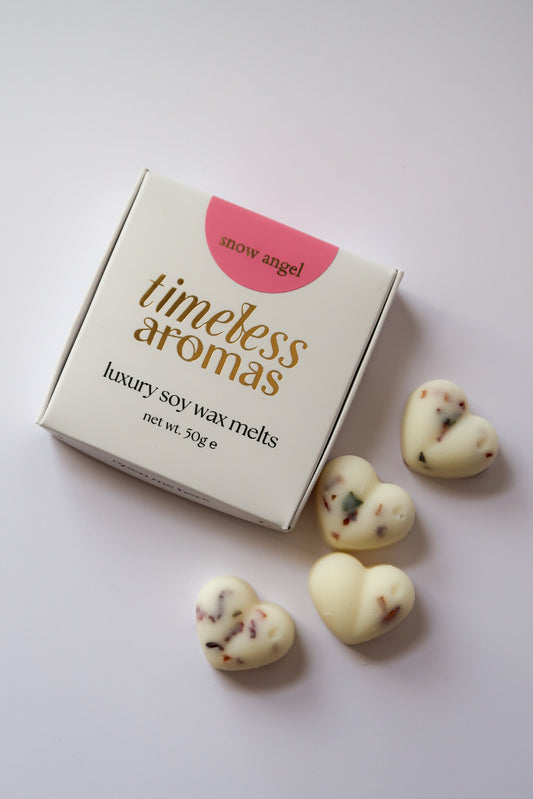 Snow Angel Soy Wax Melt Box - Pear, Vanilla & Bubblegum Scent | Sweet Candy Inspired Home Fragrance